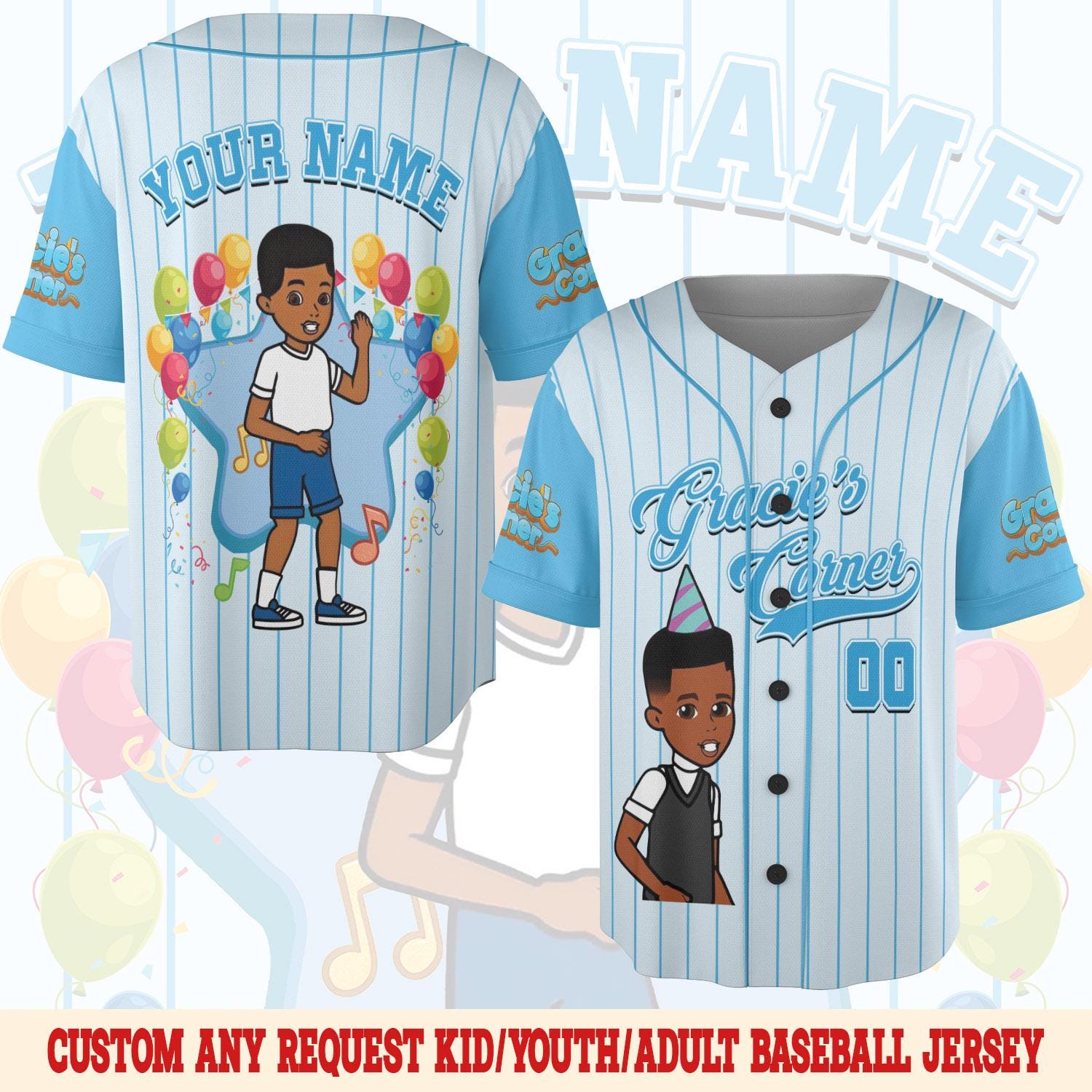 Discover Custom Gracie's Corner Baseball Jersey, Gracie's Corner Baseball Jersey