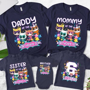 Super Kitties Inspired Birthday Shirt, Super Kittiy Party theme, Personalized Birthday Shirt, Gift Birthday Shirt, Family tees UMVR12