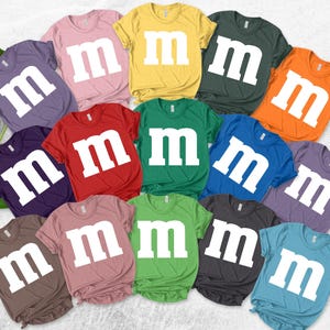 M&M Candies Shirt, M And M Matching Family Shirt Group MM shirt halloween candy halloween costumes Halloween M M Family Costume UM1H12