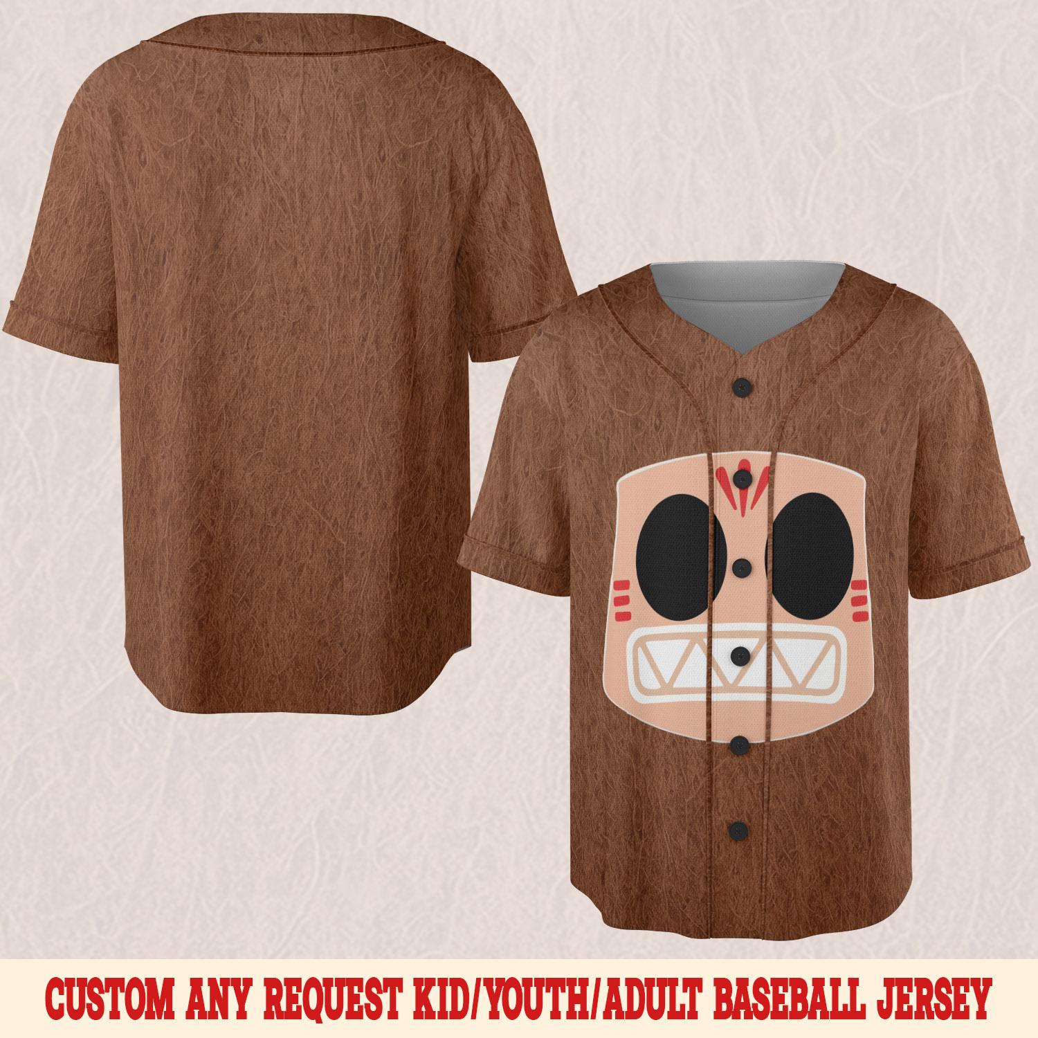 Discover Disney Moana Kakamora Pirate Costume Baseball Jersey Halloween Cosplay Tee