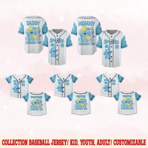 Personalized Blue Clues Baseball Jersey, Blue Dog Lovers Birthday Girl Jersey, Blue Clues Family Shirt, Blue Clues Kids OHTJ06