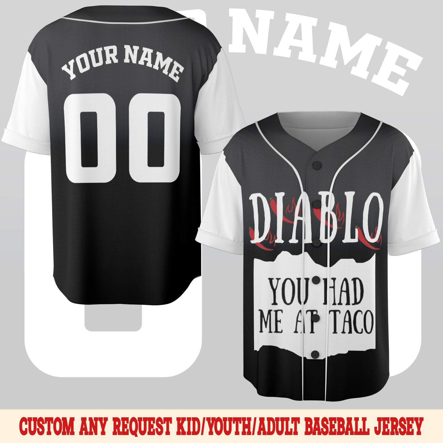 Discover Taco Sauce Family Matching Baseball Jersey, Halloween Costume