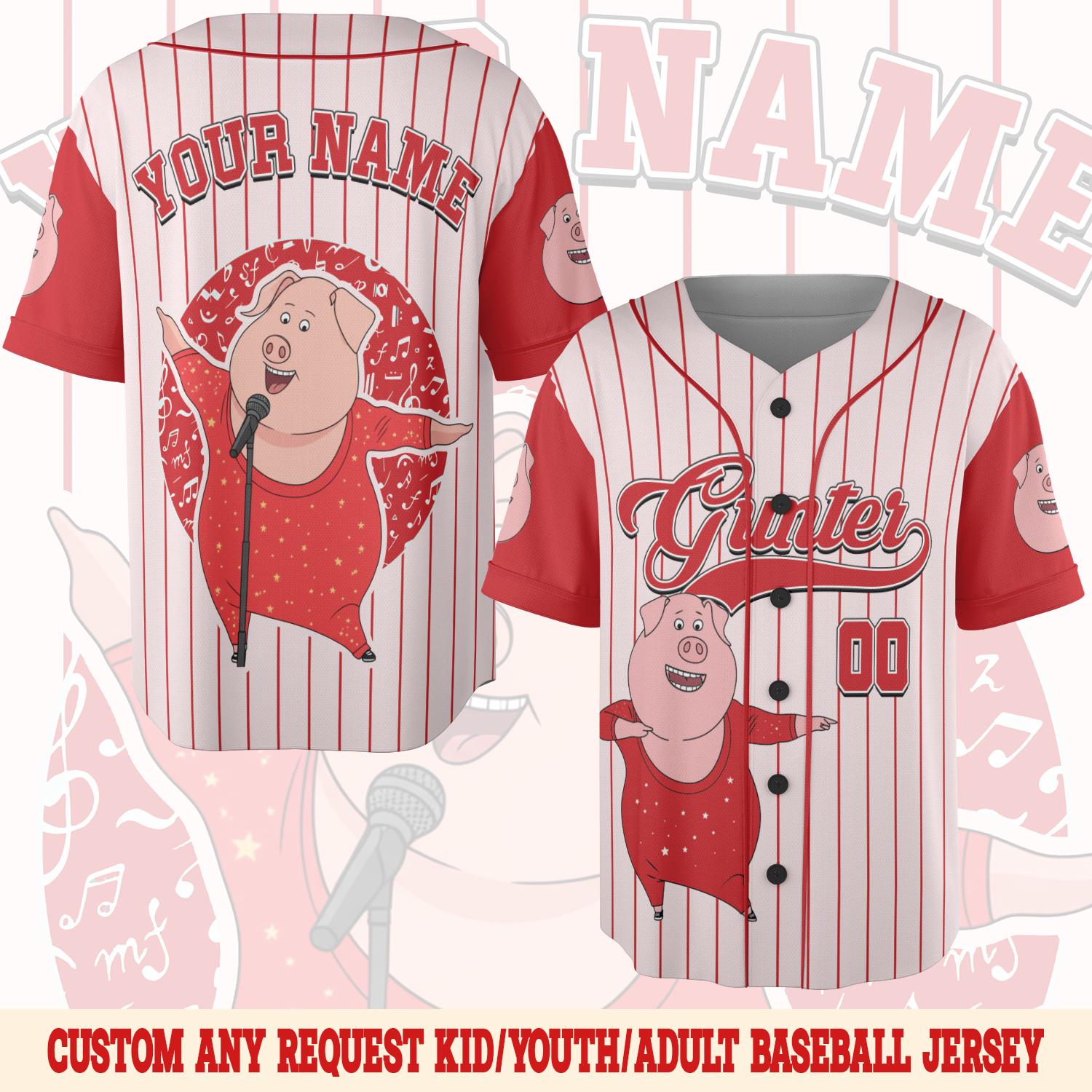 Discover Custom Sing Movie Gorila Johnny Baseball Jersey | Personalized Team Jersey