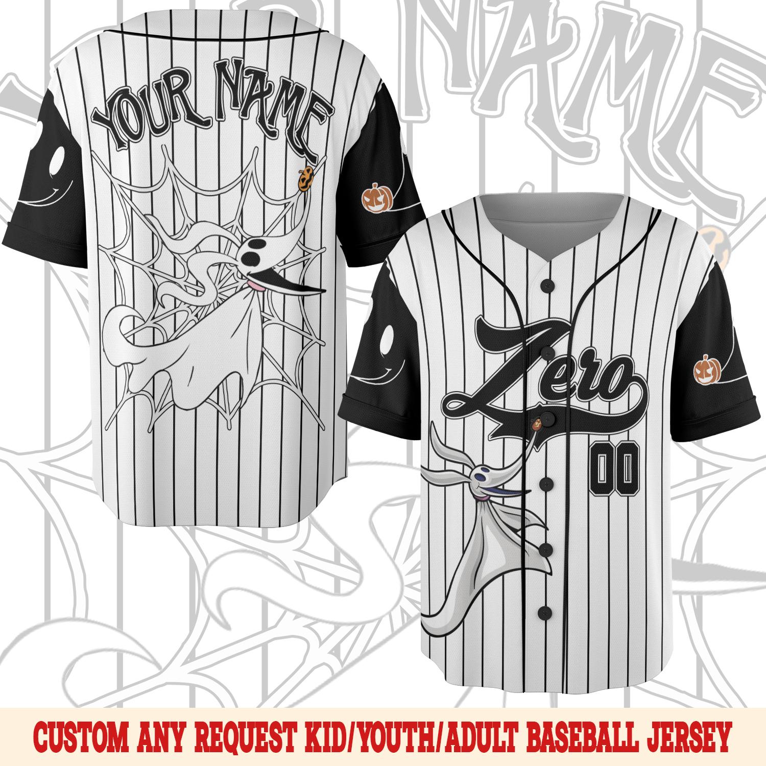 Discover Personalized Jack Skellington Costume Jersey Spooky Season Halloween Outfit