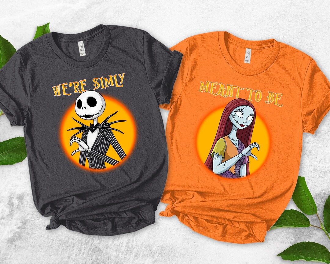 Jack and Sally Couple Shirt, Disneyland Jack Sally, Nightmare Before