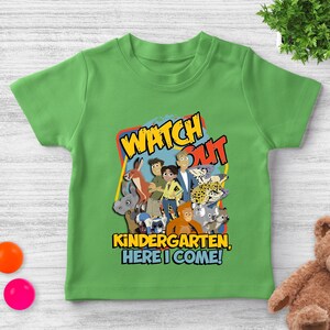 Wild Kratts Back to School Shirt/Wild Friends Cartoon School Tee/Personalized Chris & Martin Kratt Shirt/Wild Kratts Back to School OHT130