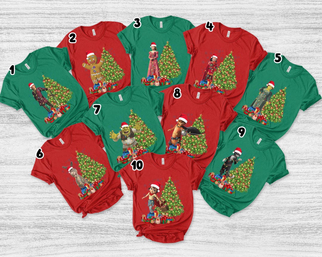 Shrek Christmas Shirt, Funny Shrekmas Tee, Merry Shrekmas Holiday Shirt ...