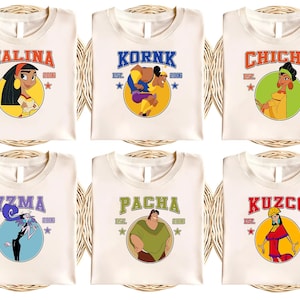 Emperor&#39;s New Groove Co 2000 Shirt, Kuzco Kronk Yzma Pacha, Emperors New Groove Shirt, Epcot Family Birthday Shirt, Disney Adventure UNX225