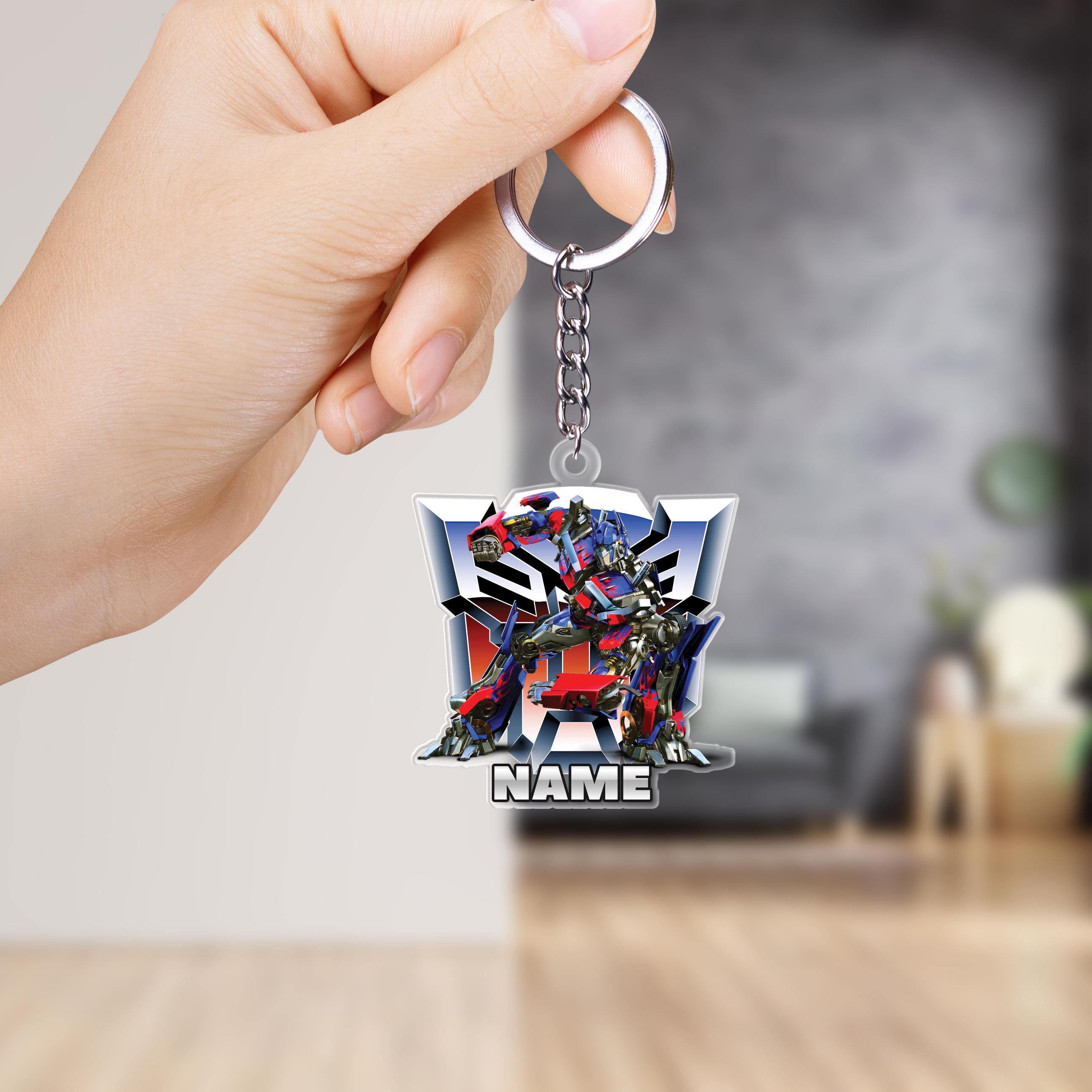 Transformer Shape Key Chain Personalized Transformer Christmas Keychains, Prime Inspired Keychain ...