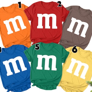 M&M Candies Shirt, M And M Matching Family Shirt, Family Halloween Shirt, Candy Group Tee, Group M M Family Costume SE-06092270