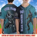 Black Panther Baseball Jersey/Black Panther Birthday Baseball Jersey/Disney Marvel Avengers Baseball Jersey/Black Panther Birthday OHUW05