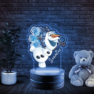 Personalized Frozen Night Light,Personalised Elsa Frozen,Personalized Gifts,Frozen Night Light,Bed Room kids Decor UMAH01-4