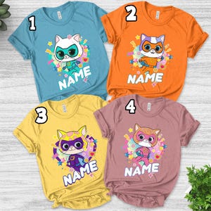 Superkitties CostumeShirt/Super Kitties Birthday Family Shirts/Hero Kitties Shirt/Custom Birthday Shirt/Super Kitties Birthday Shirt OHQ210