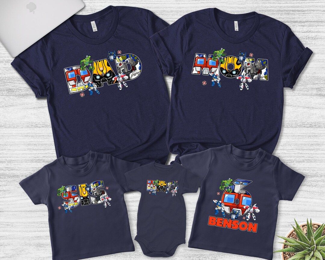 Personalized Transformer Rescue Bots Chase Birthday Shirt, Custom ...