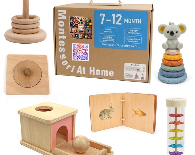 Emerging Skills Subscription Box 7-12 Months: Supporting Early Growth and Coordination for Your Little Explorer