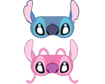 Printable movie masks for kids and adults - Stitch