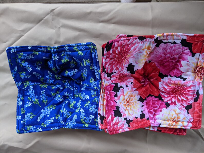 Download NEW PATTERNS Quilted Microwave Bowl Cozy / Potholder Great | Etsy