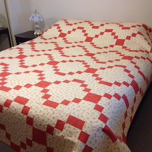 Pattern - Four and Four Bed Quilt - PDF Download - Nine pattern variations included - Beginner friendly!