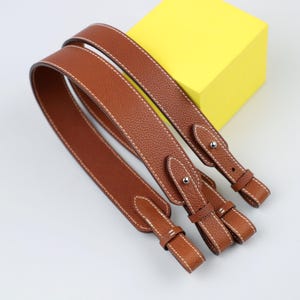 Barenia Faubourg Leather Shoulder strap for Picotin bag,Natural Barenia Faubourg Crossbody strap,Handmade and Custom real Leather bag strap