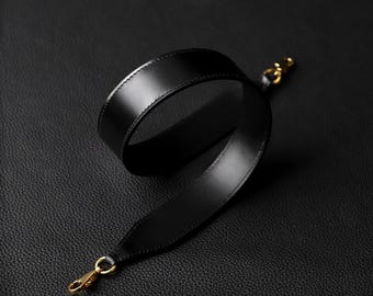 Black Box läderväskrem: 4,0 cm bred vintagestil