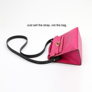 Swift Leather Shoulder Bag Strap: 15mm Crossbody Replacement