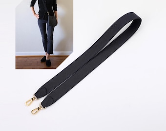 Handmade And Customize 28mm Shoulder strap in Togo Leather for Evelyne TPM