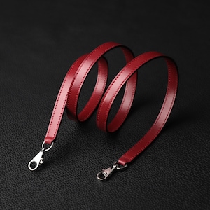 Red Box Leather Shoulder Strap: 16mm Crossbody Bag Replacement