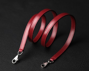 Alça de ombro em couro Red Box: 16 mm para bolsa transversal (substituição)