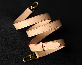 Vachetta Leather Adjustable Strap: 20mm, Fits Neverfull & More