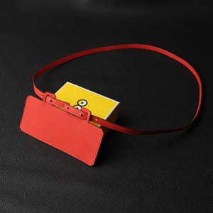 Orange Epsom langer Einsatz mit Schultergurt für Kelly Long-Brieftasche und passend für Constance Long-Brieftasche, Designänderungsbrieftasche zum Schultergurt