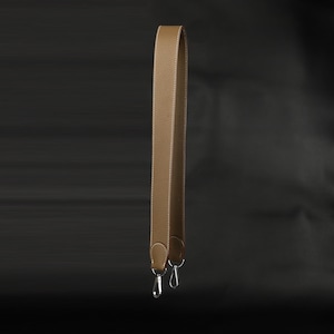 3.8cm width Etoupe Clemence Leather shoulder strap  for Kelly Lakis 35 Handbag,Customized the bag strap Length,Gift For Her or Gift for Him