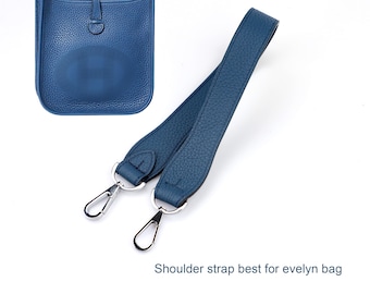 Bandoulière en cuir Togo : 3,0 cm, bandoulière réglable Nouveau design de sac à bandoulière pour le sac Evelyne