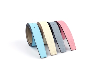 Cinto de couro legítimo, estojos de couro personalizados feitos à mão, personalizáveis com diferentes materiais de couro, cores, comprimentos e larguras.