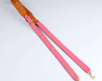 Carnaby Bicolor Swift Leather Shoulder Strap: Kelly Bolide Bag Handle