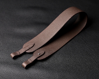 Bandoulière en cuir Togo : 50 mm pour Evelyne, Picotin, Lindy Bag