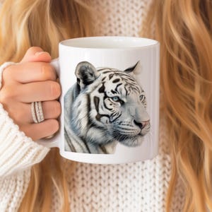 Tiger Coffee Mug: Wildlife Animal Lover Tea Cup (11oz)