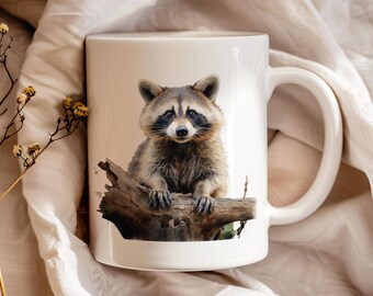 アライグママグカップ：コーヒー愛好家への面白い陶器のギフト