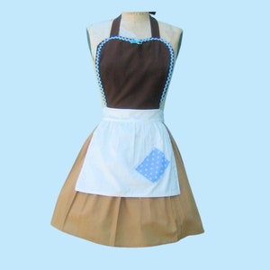 apron CINDERELLA  Work dress  Cinderella APRON  Princess style  womens full Apron Cinderella costume