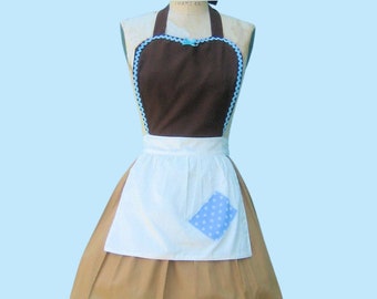 apron CINDERELLA  Work dress  Cinderella APRON  Princess style  womens full Apron Cinderella costume