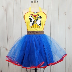 Woody costume for women, Toy Story Woody costume apron, Woody running costume, Woody Cowboy costume,  rundisney costume