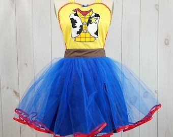 Woody costume for women, Toy Story Woody costume apron, Woody running costume, Woody Cowboy costume,  rundisney costume