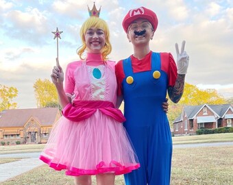 Princess Peach costume and Princess Daisy costume dresses, girls costume,  Princess Peach dress, party, Princess Daisy dress -  Canada