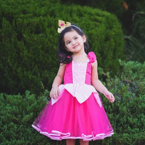 SLEEPING BEAUTY dress, Sleeping Beauty costume, pink Princess dress with TUTU dress, Aurora dress image 1