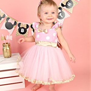 Minnie dress top for baby girl