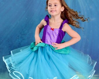 Ariel dress, Ariel costume, little Mermaid dress, the little mermaid, princess Ariel, Ariel Tutu dress, Ariel party, Ariel birthday, Ariel