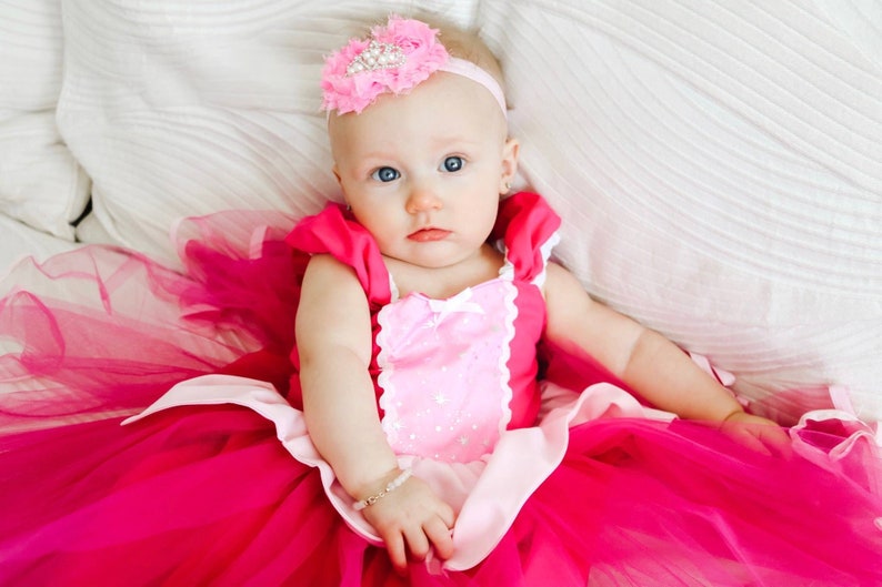 SLEEPING BEAUTY dress pink Princess dress Sleeping Beauty TUTU dress Aurora costume toddler princess dress Sleeping Beauty costume
