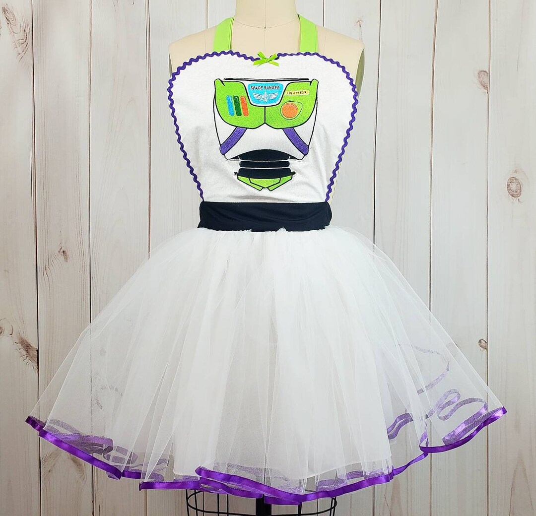 Buzz Lightyear Costume, Womens Buzz Lightyear Costume Apron, Buzz