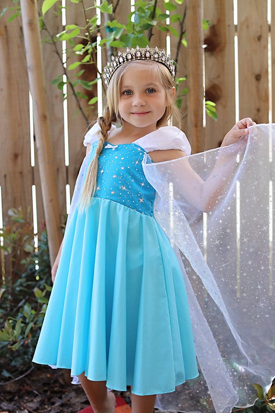 Elsa dress, Elsa costume, Frozen party, princess dress, Frozen birthday  party dress, handmade dress -  France