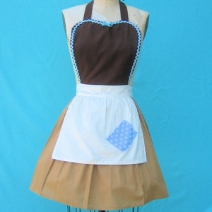 CINDERELLA apron, Cinderella Work APRON, Princess apron, womens full Apron, Cinderella costume, Cinderella dress up, cosplay costume image 9