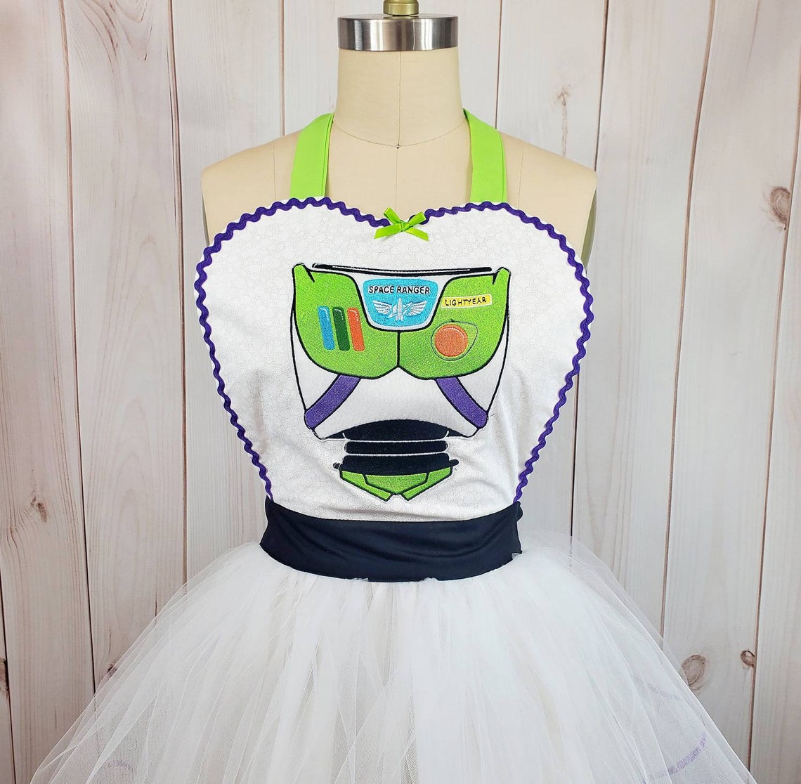 Buzz Lightyear Costume Womens Buzz Lightyear Costume Apron Etsy
